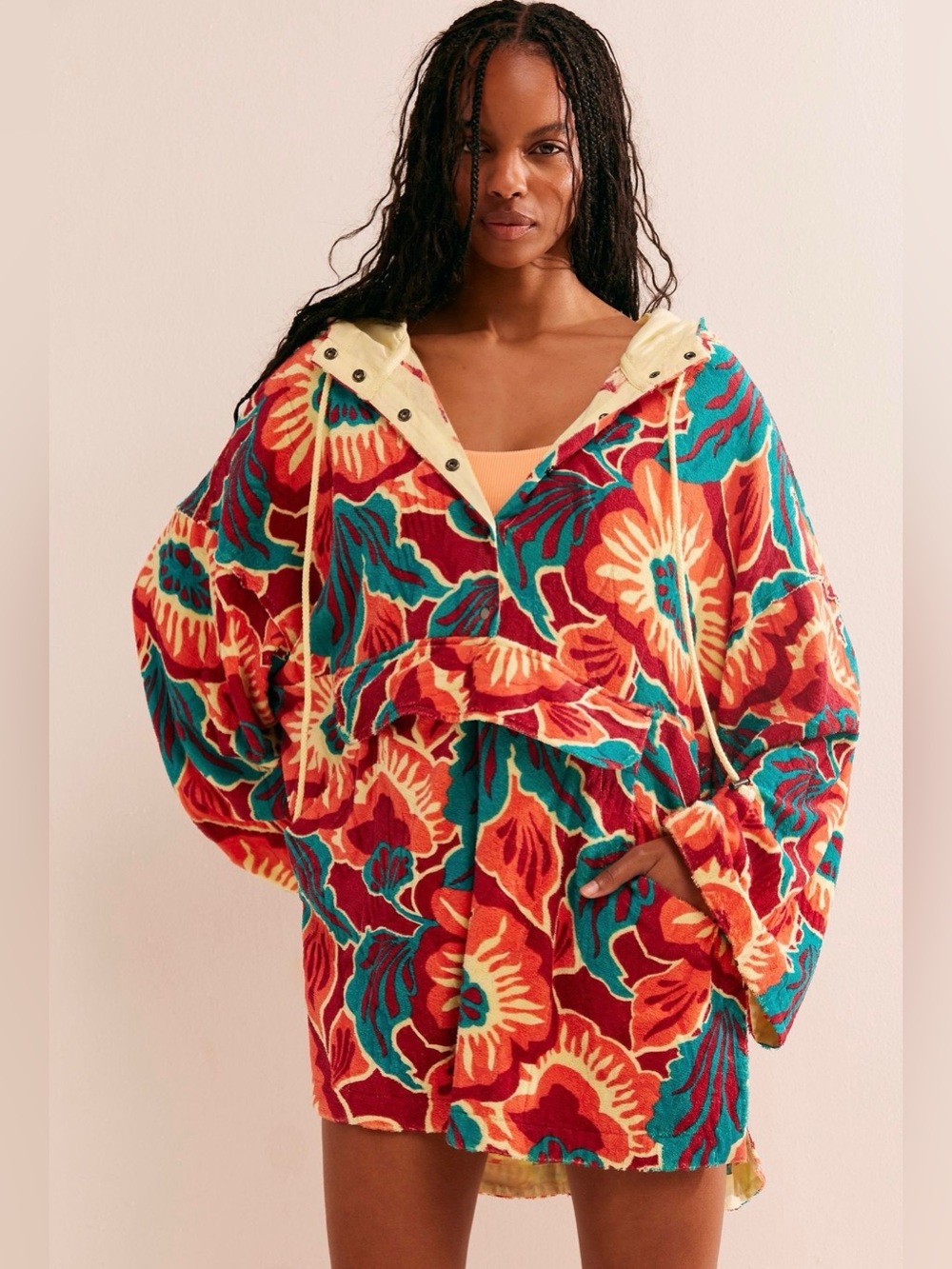 NWOT Free People Bali Summer Market Pullover